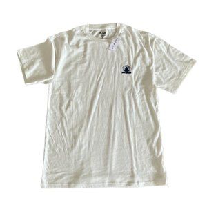 PacCares White Eco Embroidered Wellness Regular Fit T-Shirt